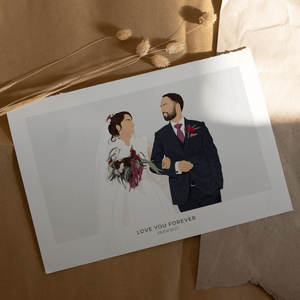 Custom Wedding Illustration
